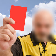 PVC Soccer Referee Red Yellow Cards Football Match Training Referee Tool