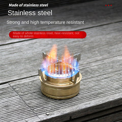 Outdoor Alcohol Stove Cross Bracket Stainless Steel Camping Accessories