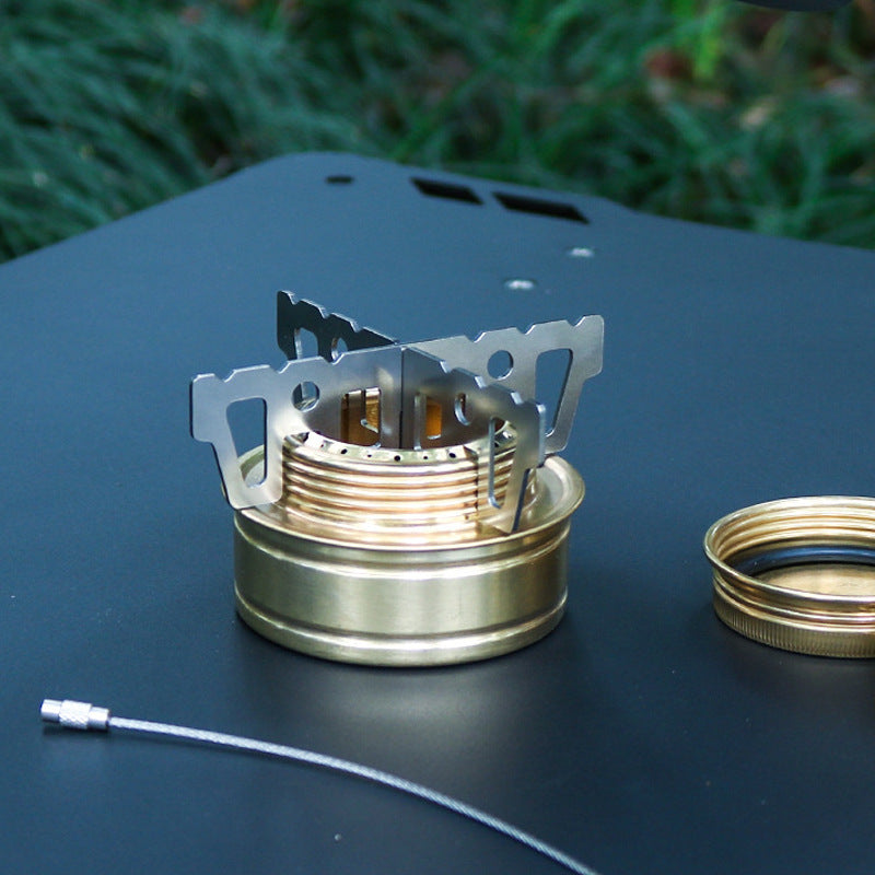 Outdoor Alcohol Stove Cross Bracket Stainless Steel Camping Accessories