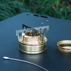 Outdoor Alcohol Stove Cross Bracket Stainless Steel Camping Accessories