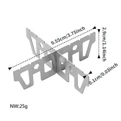 Outdoor Alcohol Stove Cross Bracket Stainless Steel Camping Accessories
