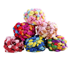 Large Ball Thread Cushion Blanket Woven Diy Material Fur Ball Thick Wool Thread