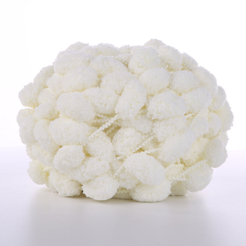 Large Ball Thread Cushion Blanket Woven Diy Material Fur Ball Thick Wool Thread