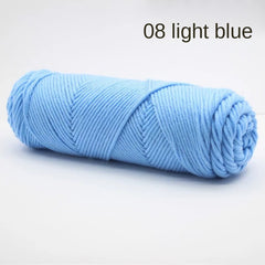 8-strand Lover Cotton Yarn, 70m Long, 100% Acrylic Hand-knitted DIY Yarn 100g