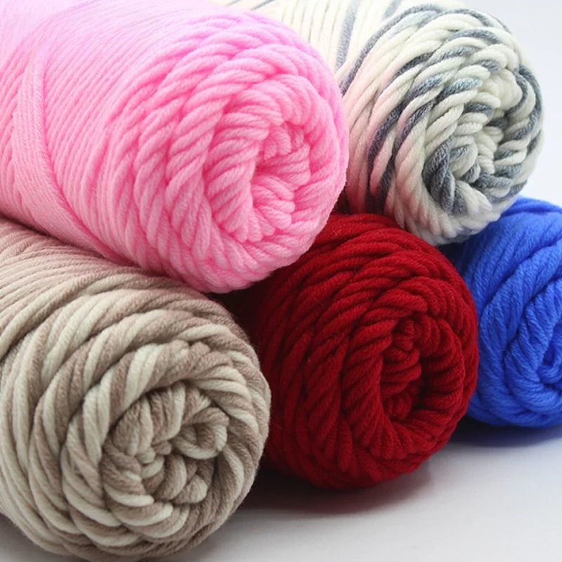 8-strand Lover Cotton Yarn, 70m Long, 100% Acrylic Hand-knitted DIY Yarn 100g