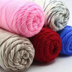 8-strand Lover Cotton Yarn, 70m Long, 100% Acrylic Hand-knitted DIY Yarn 100g