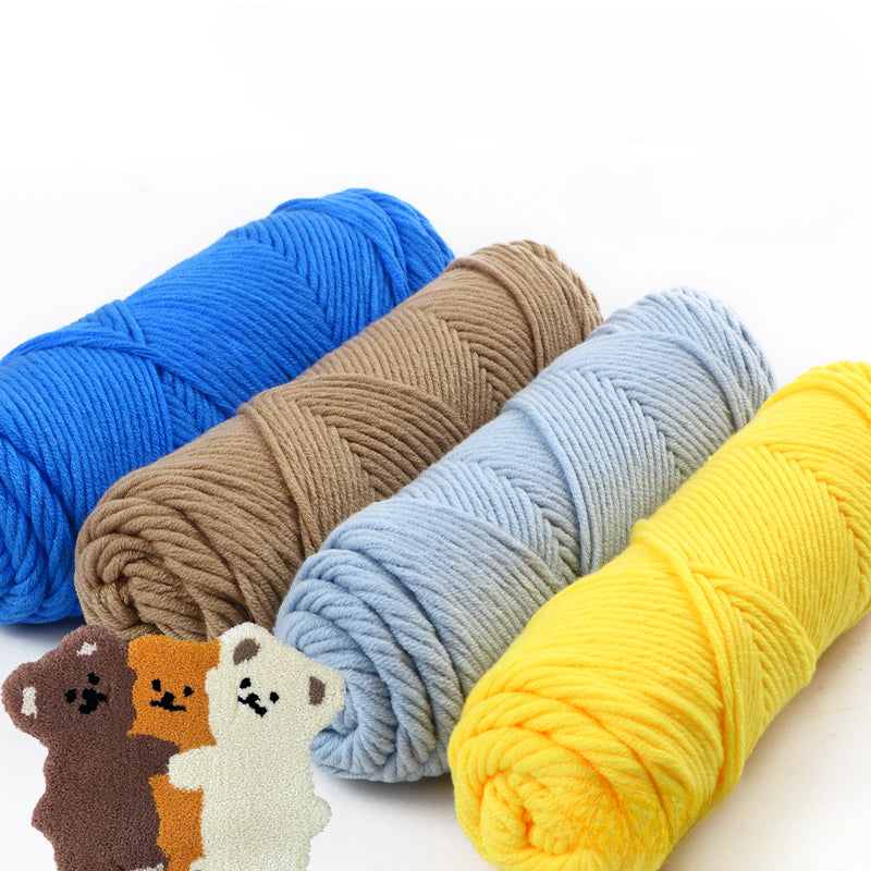 8-strand Lover Cotton Yarn, 70m Long, 100% Acrylic Hand-knitted DIY Yarn 100g