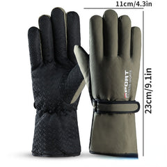 Men's Skiing Gloves Winter Warm Thickened Waterproof & Windproof Gloves