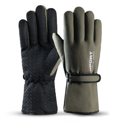 Men's Skiing Gloves Winter Warm Thickened Waterproof & Windproof Gloves