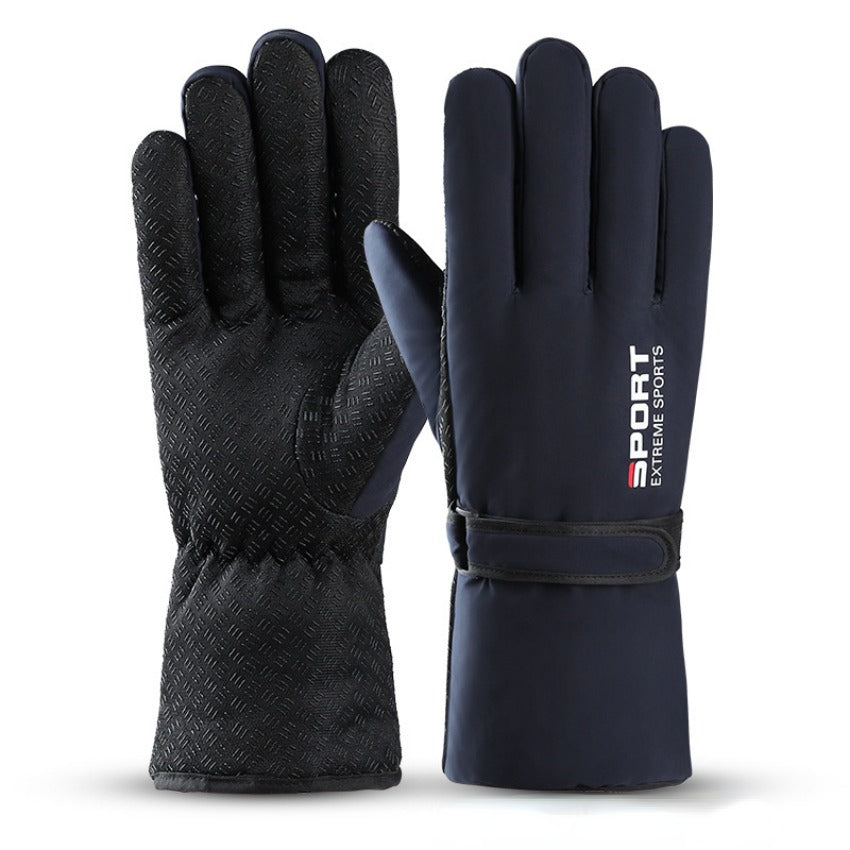 Men's Skiing Gloves Winter Warm Thickened Waterproof & Windproof Gloves