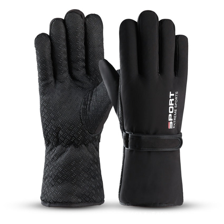 Men's Skiing Gloves Winter Warm Thickened Waterproof & Windproof Gloves