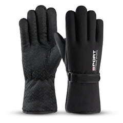 Men's Skiing Gloves Winter Warm Thickened Waterproof & Windproof Gloves