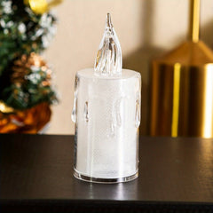 12pcs Sparkling Tears LED Crystal Candle for Romantic Atmosphere