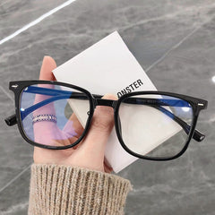 Square Frame Anti Light Flat Mirrors Glasses For Women