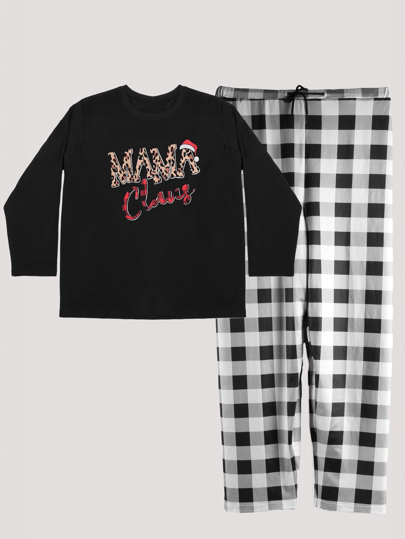 Christmas Casual Loungewear Set Women's Pajama 2 Piece