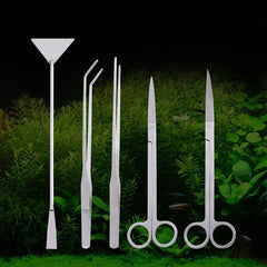 Aquarium Scissor Tweezers Tool Set Stainless Steel Aquatic Plants Maintenance