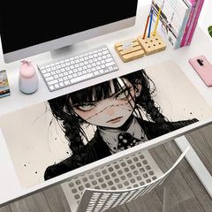 Anime Desk Mat Large Gaming Mouse Pad E Sports Keyboard Pad Non Slip