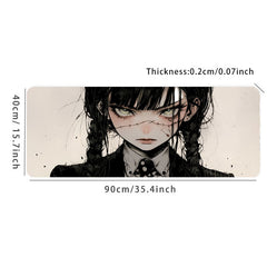 Anime Desk Mat Large Gaming Mouse Pad E Sports Keyboard Pad Non Slip