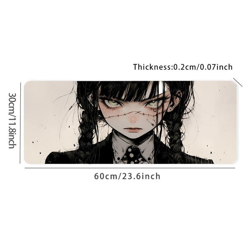 Anime Desk Mat Large Gaming Mouse Pad E Sports Keyboard Pad Non Slip