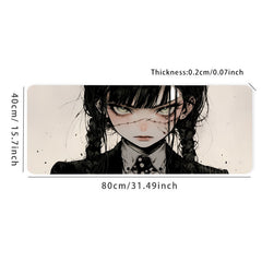 Anime Desk Mat Large Gaming Mouse Pad E Sports Keyboard Pad Non Slip