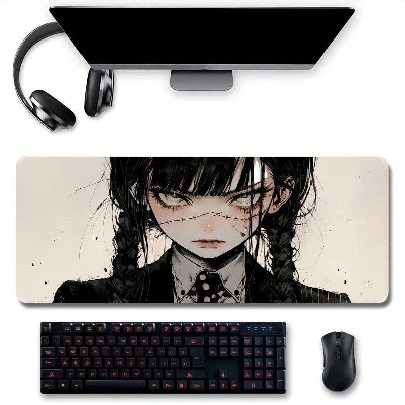 Anime Desk Mat Large Gaming Mouse Pad E Sports Keyboard Pad Non Slip