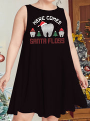 Christmas Tree & Teeth Print Nightdress