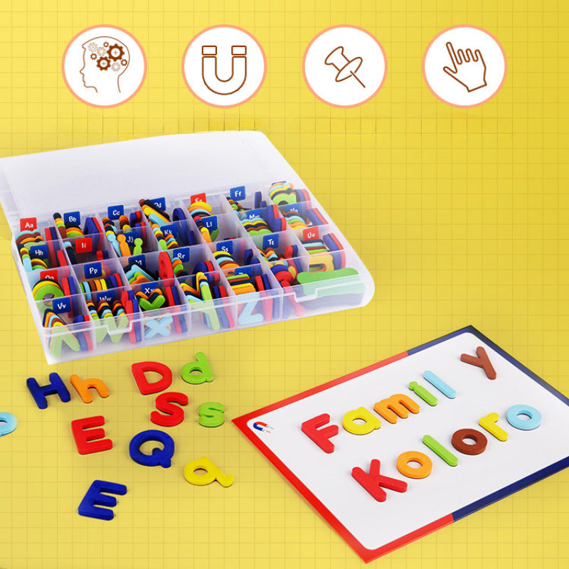 Magnetic Sponge Alphabet Learning Book