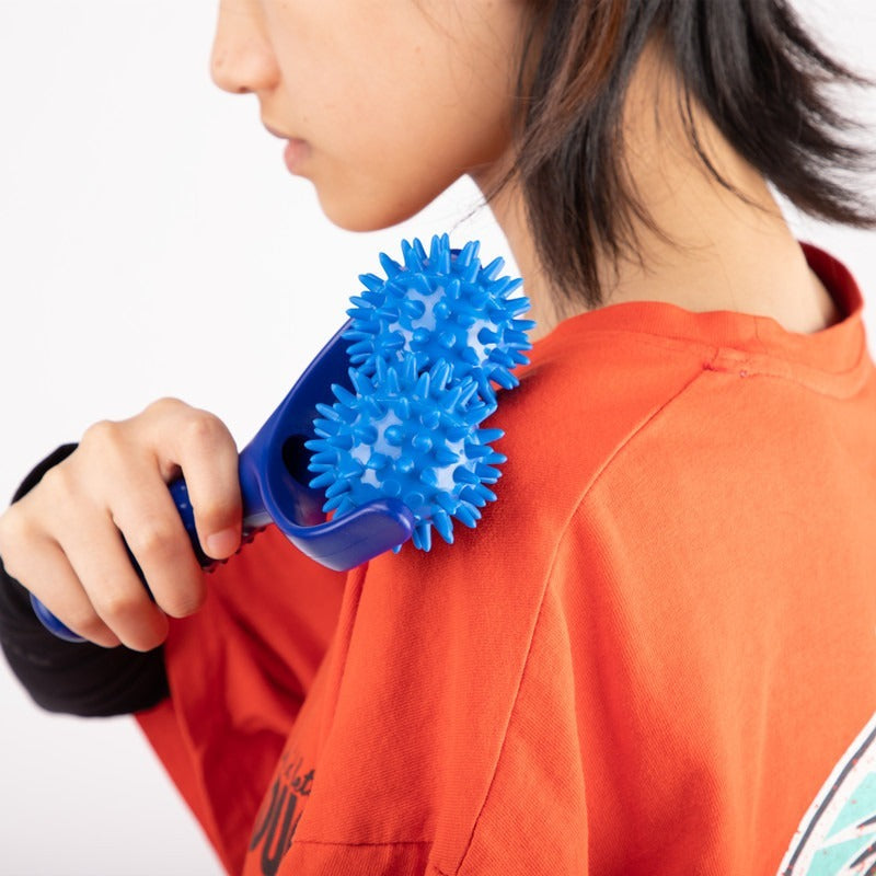 Dual Ball Handheld Massage Roller Stick