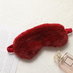 Plush Blackout Eye Mask for Travel and Resting