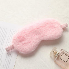 Plush Blackout Eye Mask for Travel and Resting