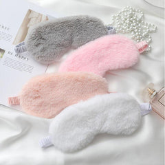 Plush Blackout Eye Mask for Travel and Resting