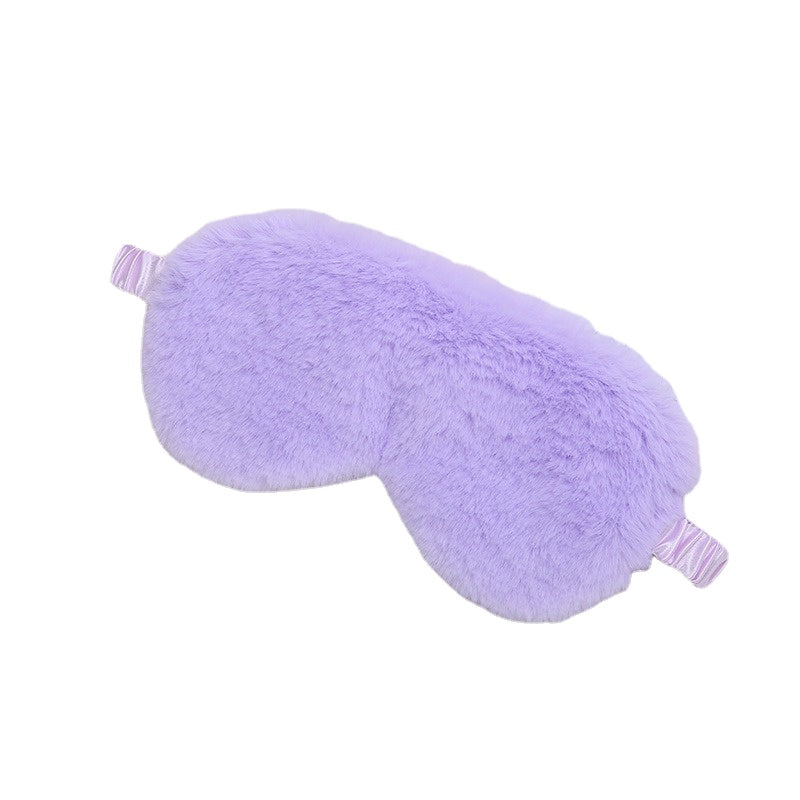 Plush Blackout Eye Mask for Travel and Resting