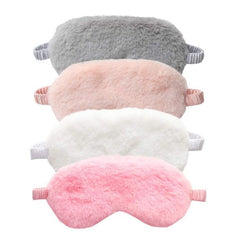 Plush Blackout Eye Mask for Travel and Resting