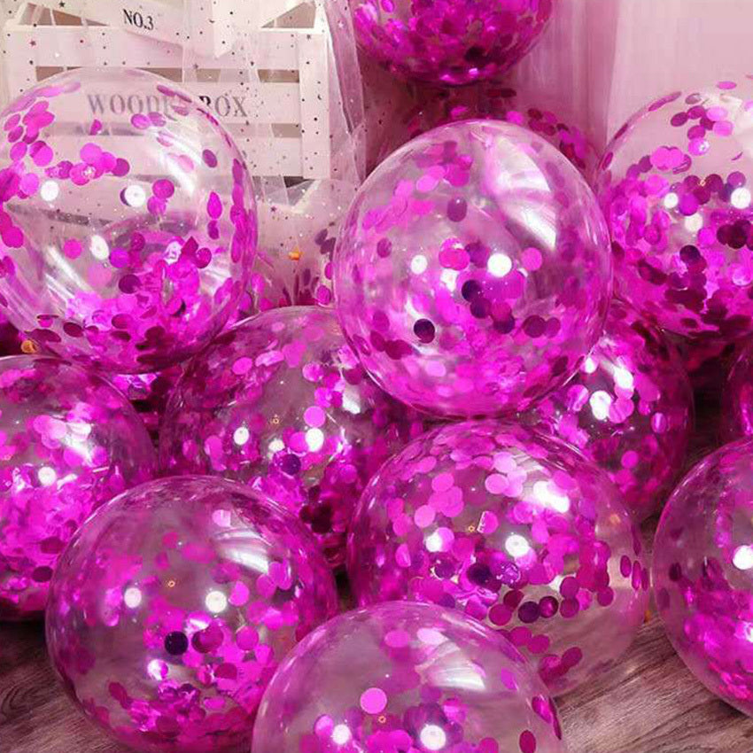 20pcs Confetti Balloons Party Decorations Sequin Balloons Anniversaries