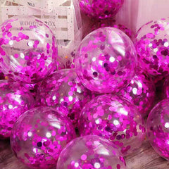 20pcs Confetti Balloons Party Decorations Sequin Balloons Anniversaries