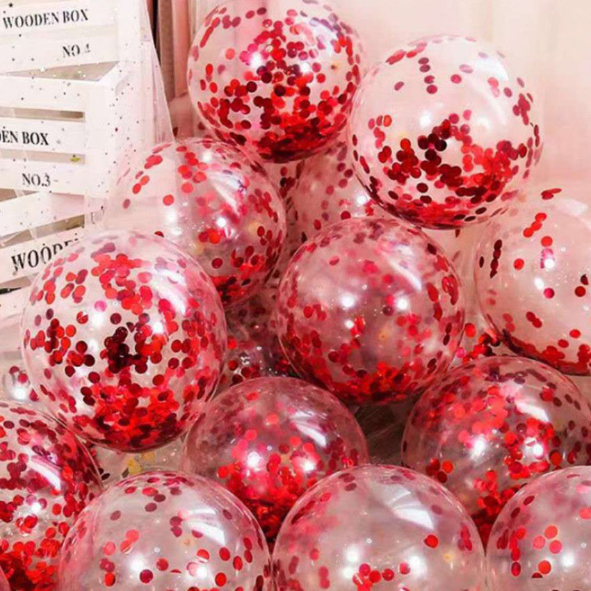 20pcs Confetti Balloons Party Decorations Sequin Balloons Anniversaries