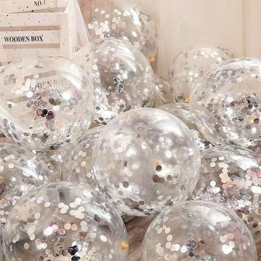 20pcs Confetti Balloons Party Decorations Sequin Balloons Anniversaries
