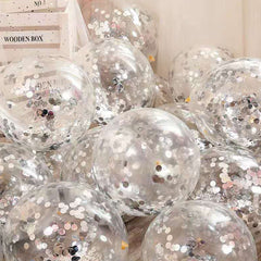 20pcs Confetti Balloons Party Decorations Sequin Balloons Anniversaries
