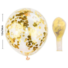 20pcs Confetti Balloons Party Decorations Sequin Balloons Anniversaries
