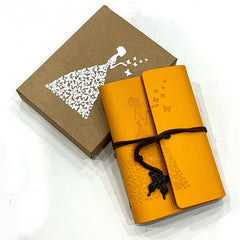 Retro Leather Travel Journal Loose Leaf Pen Notebook