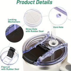 40oz Tumbler Cup Replacement Lid Leakproof Splash-proof Spill-proof Accessories