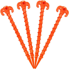 4 Pack Heavy Duty Tent Stakes Canopy Anchor Beach Tent Screws