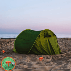 4 Pack Heavy Duty Tent Stakes Canopy Anchor Beach Tent Screws