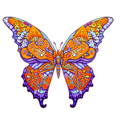Colorful Butterfly Wooden Jigsaw Puzzles Adults Animals Shaped Wood
