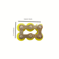 2pcs Roller Chain Fidget Toy Stress Reducer