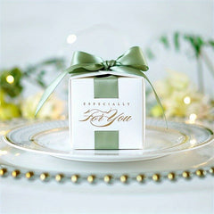10pcs Wedding Favors Gift Boxes Souvenirs With Ribbons Baby Shower Birthday Part