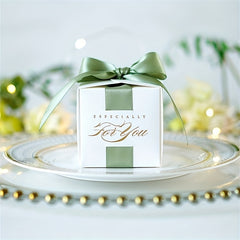 10pcs Wedding Favors Gift Boxes Souvenirs With Ribbons Baby Shower Birthday Part