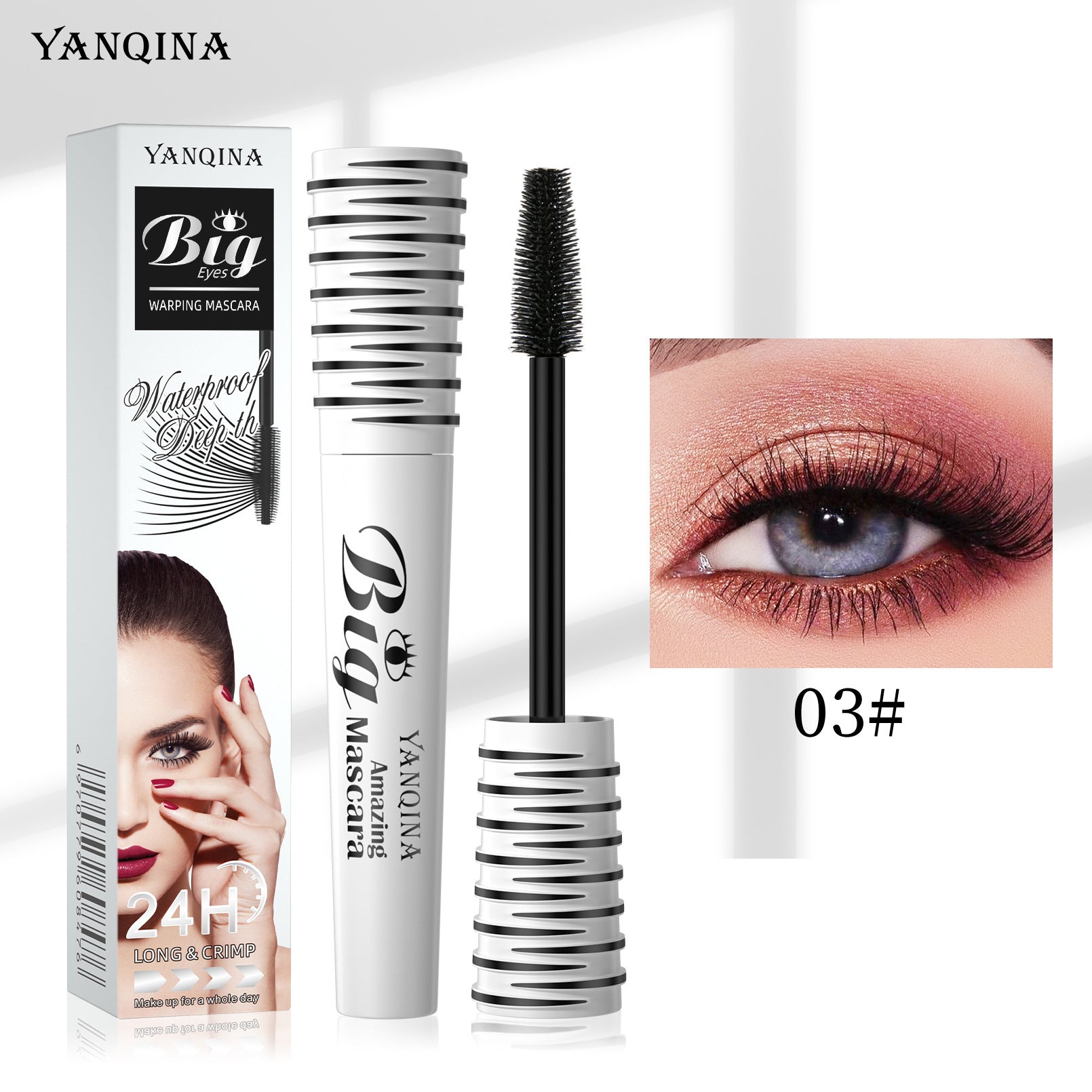 4D Volumizing Mascara Waterproof Smudge-Proof
