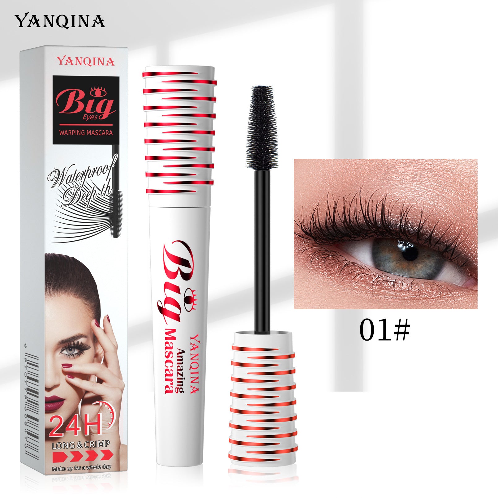 4D Volumizing Mascara Waterproof Smudge-Proof
