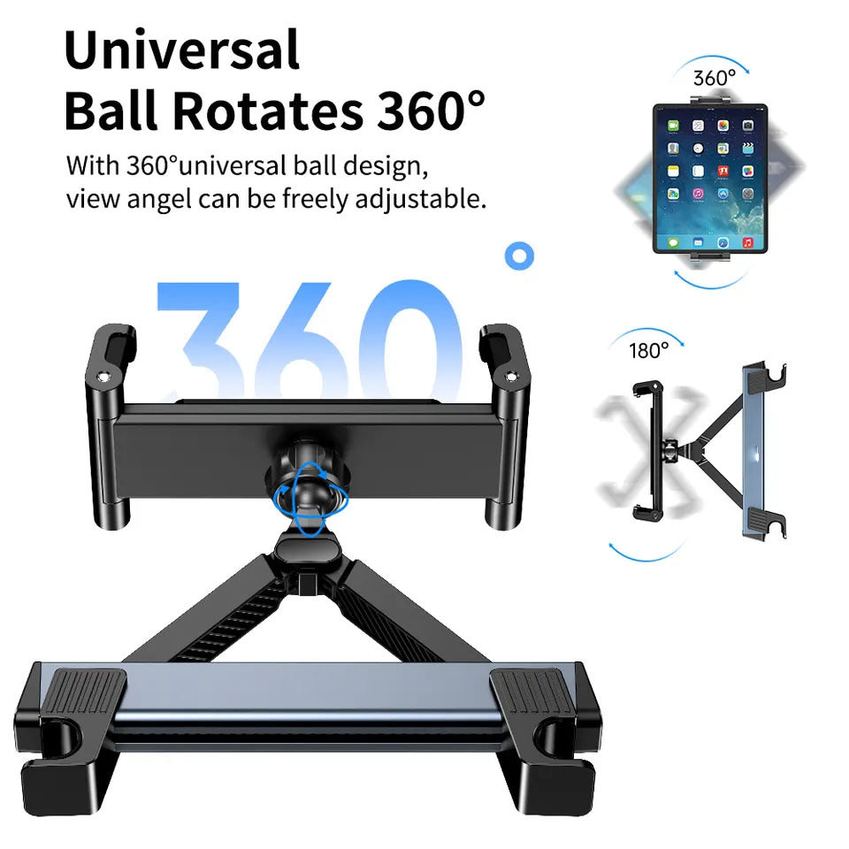 Car Headrest Tablet Mount Backseat Universal Holder 360 Swivel